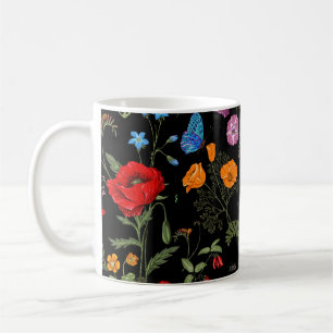 Caneca De Café Padrão perfeito da colheita de Verão. Wallpap Bo