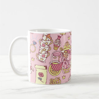 Caneca De Café Padrão perfeito de abstrato de colheita. Pequeno P