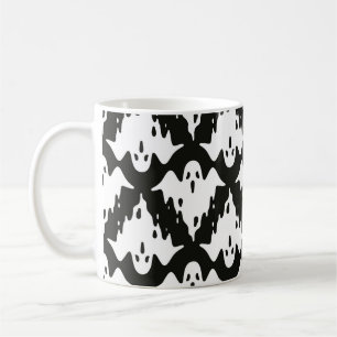 Caneca De Café Padrão perfeito do fantasma Vintage do dia das br