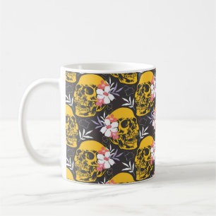 Caneca De Café Padrão perfeito do Halloween com coloração e as