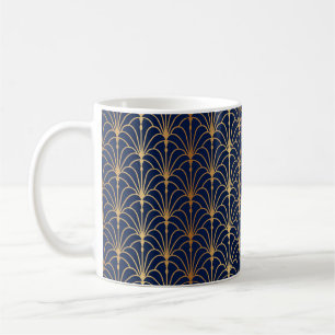 Caneca De Café Padrão perfeito do ventilador. Chinês, japonês.