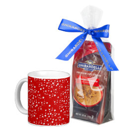 Caneca De Café padrão ponto com toadstool vermelha