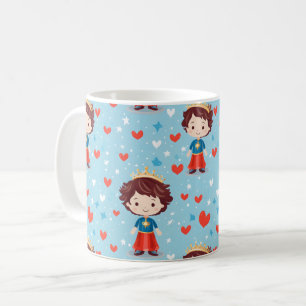 Caneca De Café Padrão Príncipe Bonito