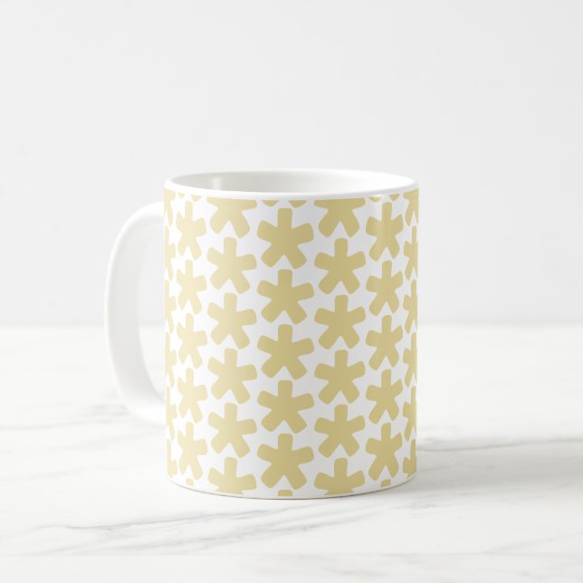 Caneca De Café Padrão retro gráfico moderno do camelo escandinavo (Frente Esquerda)