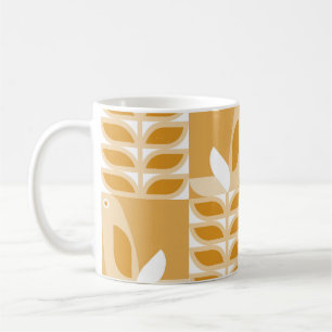 Caneca De Café padrão retrorreflector geométrico abstrato