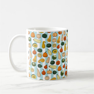 Caneca De Café Padrão sem costura com diferentes esquadras desen