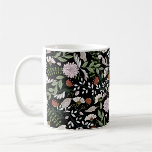 Caneca De Café Padrão sem costura pintado manualmente colorido c