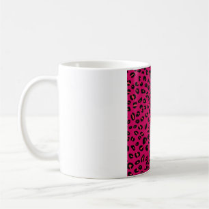 Caneca De Café padrão sem descontinuidades do leopardo abstrato m