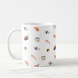 Caneca De Café Padrão Sushi Japonês