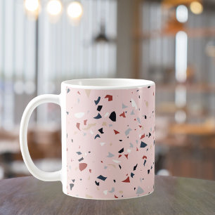 Caneca De Café Padrão Terrazzo do Meio século moderno