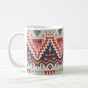 Caneca De Café Padrão Tribal Invisível. Ética Geométrica