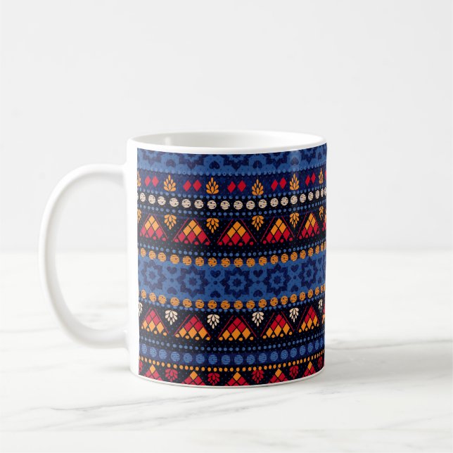 Caneca De Café Padrão tribal perfeito. (Esquerda)