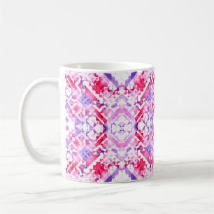 Caneca De Café Padrão tribal perfeito. Água granulada pintada à m