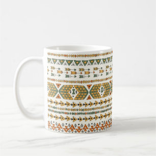 Caneca De Café Padrão tribal sem descontinuidades 3
