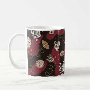 Caneca De Café padrão uniforme abstrato