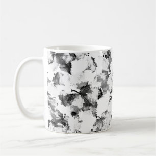 Caneca De Café Padrão uniforme de aquarela com padrão de vintagem