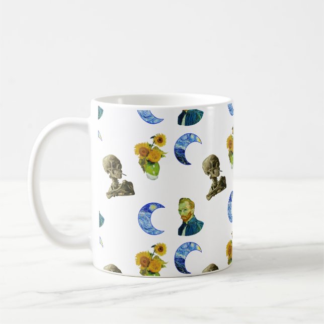 Caneca De Café Padrão Van Gogh (Esquerda)
