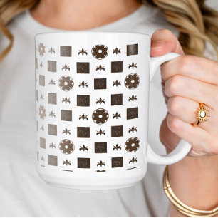 Caneca De Café Padrão Verificado Clássico
