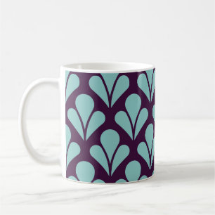 Caneca De Café Padrão Vintage Seamless. Na moda abstrato art dec