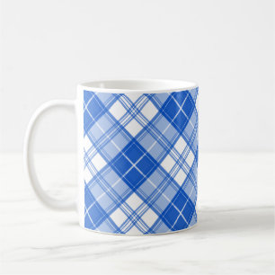 Caneca De Café Padrão Xadrez Marrom Branco yxm0uat9