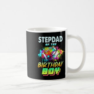 Caneca De Café Padrasto do Menino de Aniversário Beisebol Futebol