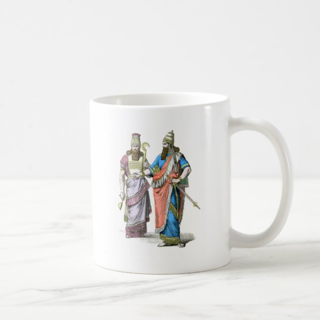 Caneca De Café Padre alto e rei Assyrian (Direita)