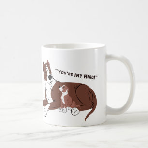 Caneca De Café Padre e Filho Cães