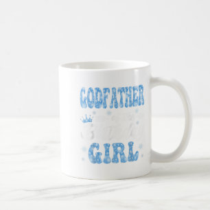 Caneca De Café Padrinho Da Rapariga De Aniversário Flocos De Neve
