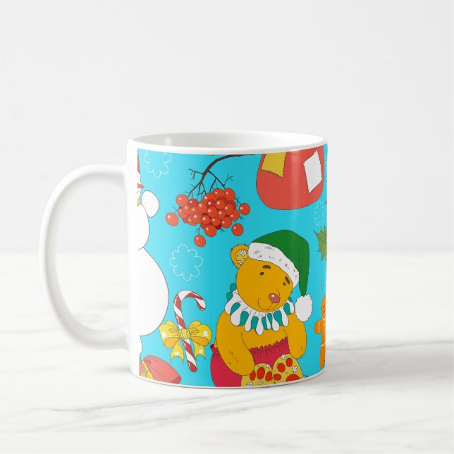 Caneca De Café Padrões De Amizade Para Crianças. (Esquerda)