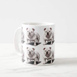 Caneca De Café Padrões de buldogue americanos