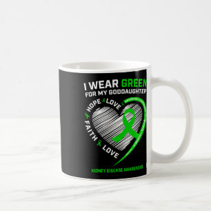 Caneca De Café Padrões de Deus Presente Raiva Verde