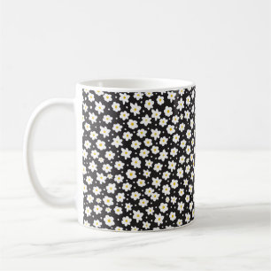 Caneca De Café Padrões de margarida sem costura