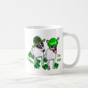 Caneca De Café Padrões de Rua de Toy Fox Terrier