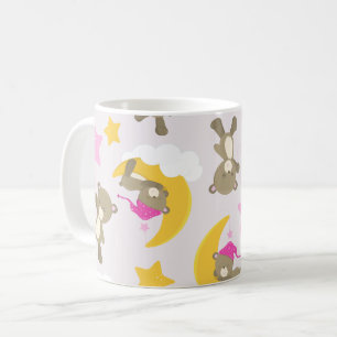 Caneca De Café Padrões De Ursos, Ursos De Teddy, Ursos De Cuta, E