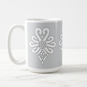Caneca De Café Padrões folhosos da Polônia - Parzenica