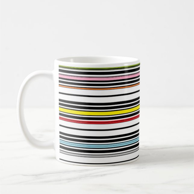 Caneca De Café Padrões múltiplos padronizados (Esquerda)