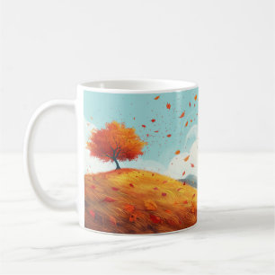 Caneca De Café Padrões únicos, outono