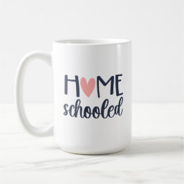 Caneca De Café Página Inicial Escolhida Com Coração, Escolas Domé
