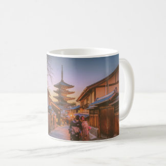 Caneca De Café Pagoda em Dusk, em Quioto, Japão