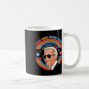 Caneca De Café Paguei Mais Impostos de Renda Que Donald Trump Joe