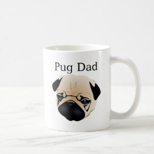 Caneca De Café Pai 1 do Pug