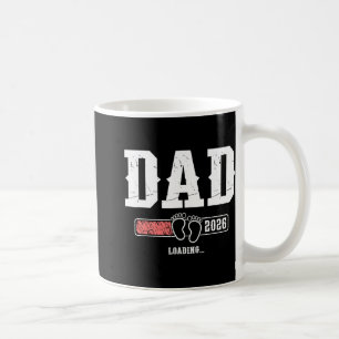 Caneca De Café Pai 2026 Carregando Pai Est. 2026, Pai 2026 Novo P