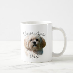 Caneca De Café Pai 2 de Lhasa Apso