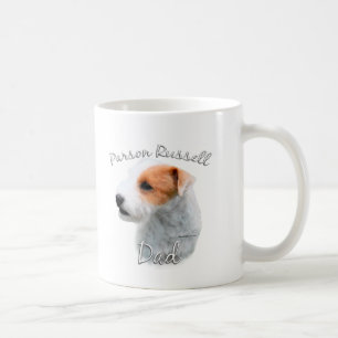 Caneca De Café Pai 2 de Russell Terrier do Parson