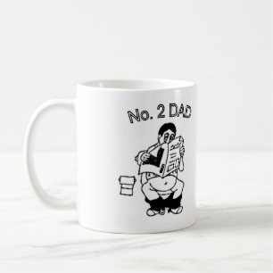 Caneca De Café Pai #2 engraçado (no pote)