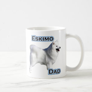 Caneca De Café Pai 4 de Cão Eskimo Americano