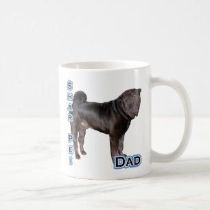 Caneca De Café Pai 4 Shar-Pei Chinês