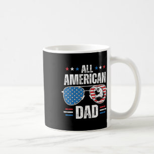 Caneca De Café Pai Americano Todo Dia 4 De Julho Sungles