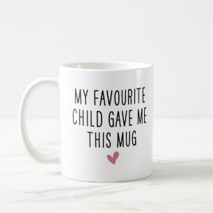Caneca De Café Pai Aniversário Presente, Minha Criança Favorita M