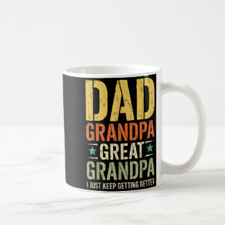 Caneca De Café Pai Avô Bisavô Eu Continuo Melhorando